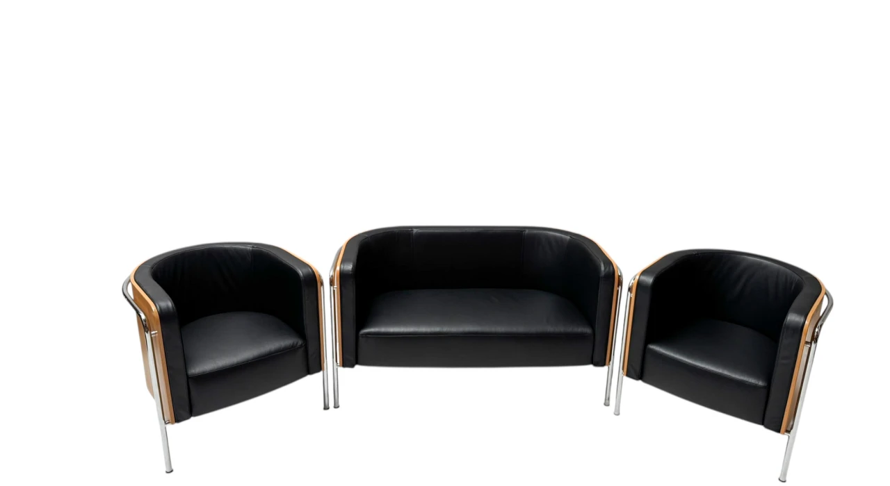 Bauhaus Style S3002 Tub Sofa by Christoph Zschoke for Thonet, 2000s